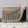 TV Screen Monitor Protector Cover 55/60/65/70/75inch Television LCD Protector Lace Embroidery Dust Cover Home Decorations