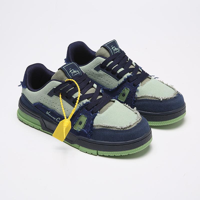 

Модные весенние роскошные брендовые дизайнерские классические низкие потертые удобные повседневные кроссовки мужские туфли Zapatillas Hombre Chaussure Homme Tenis 36 темно-синий