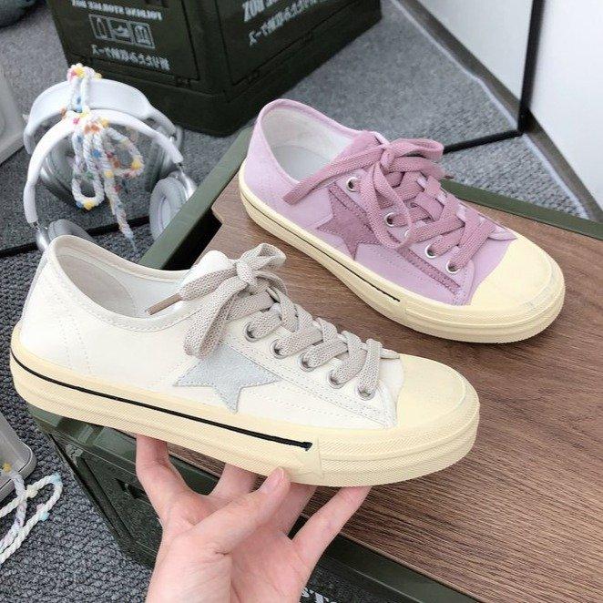 

Ретро круглый носок низкий верх универсальные слипоны повседневные спортивные кеды новая женская обувь весна и осень парусиновые кеды женские 40 бежевый