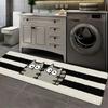 Cartoon Cat Carpet Striped Floor Mat Washable Doormat Carpet for Live Room Rug for Bedroom Bathroom Mat Home Decor Bedroom