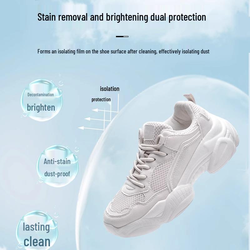 White Shoe Cleaner & Whitening Paste Kit with Brush