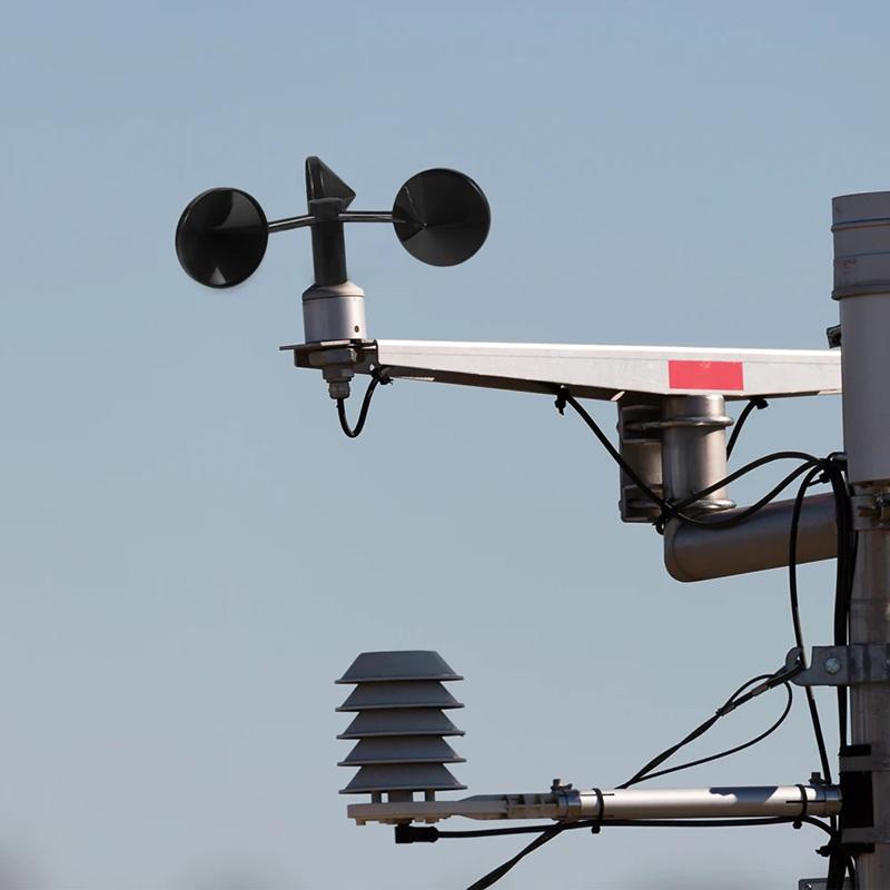 Anemometru Senzor de Monitorizare a Vitezei Vântului Senzor de Vânt cu 3 Cupe Vânt Viteză Vânt Direcție Vânt Senzor Anemometru Alimentare