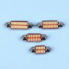 10Pcs 4014 Chips Canbus 12V Led Bulb 31Mm 36Mm 39Mm 41Mm Car Festoon Light Interior Dome Reading Lights 6000K Pure White