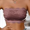 Soutien-gorge push-up sans bretelles en dentelle ultra-fine Lingerie sexy avec un beau dos