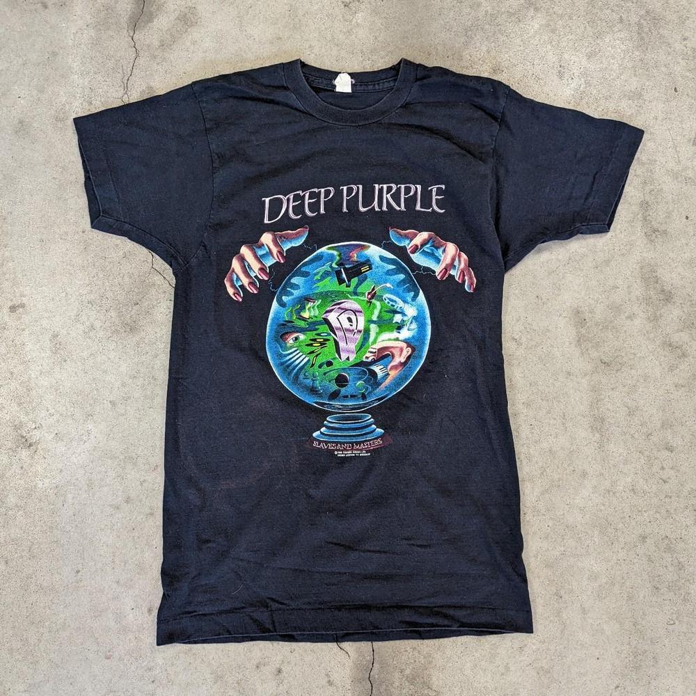 Deep Purple slaves and masters 1990 vintage rock band tour shirt Unisex T-Shirt L