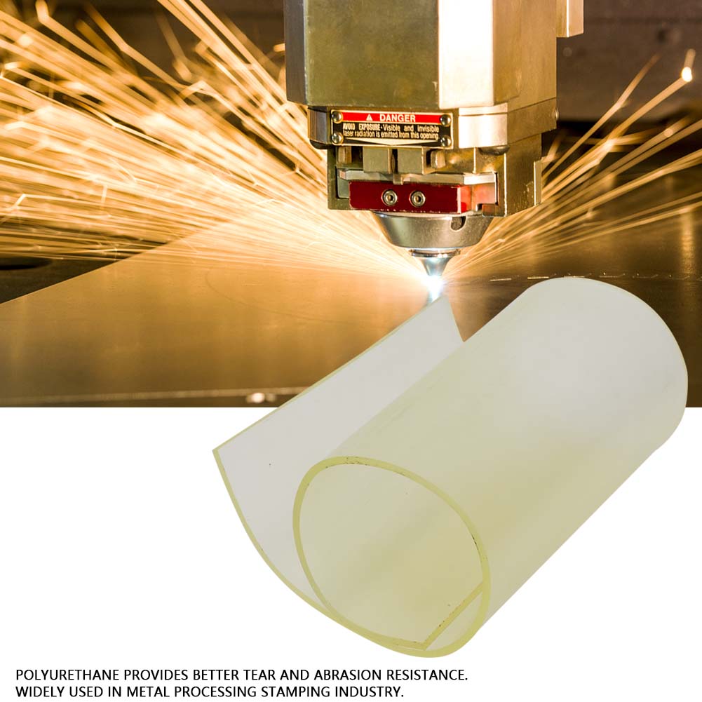 Vysoce kvalitní polyuretanová Sorbothanová deska guma chemická odolnost žlutá (4*200*500mm)