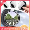 Hub Caps 360 Degree Rotating Wide-angle Round Frame Blind Spot Mirror For Renault RS Clio Megane 2 3 4 Captur Trafic Twingo Scen