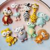 Cute Animals Fridge Magnets Cartoon Lion Elephant Giraffe Zebra Monkey Fridge Stickers Kids Gifts Home Decoration