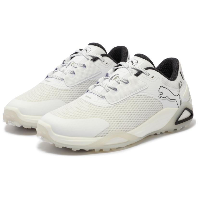 Puma Golf Series Comfortable Breathable Low Top Golf Shoes Men Sneaker White Black Gray 312194-09