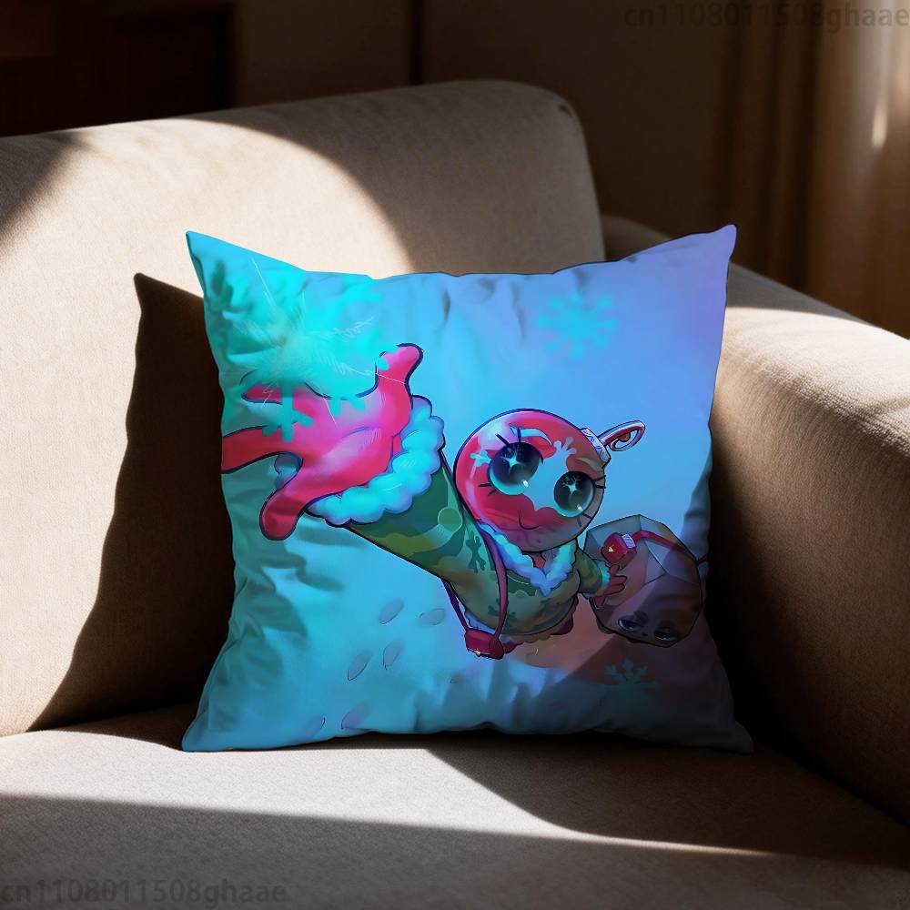DDandys World Bobette and Coal Pillow Case Pillow Case Living Room Sofa Cushion Cover Suitable For Home Bedroom Room Decoration