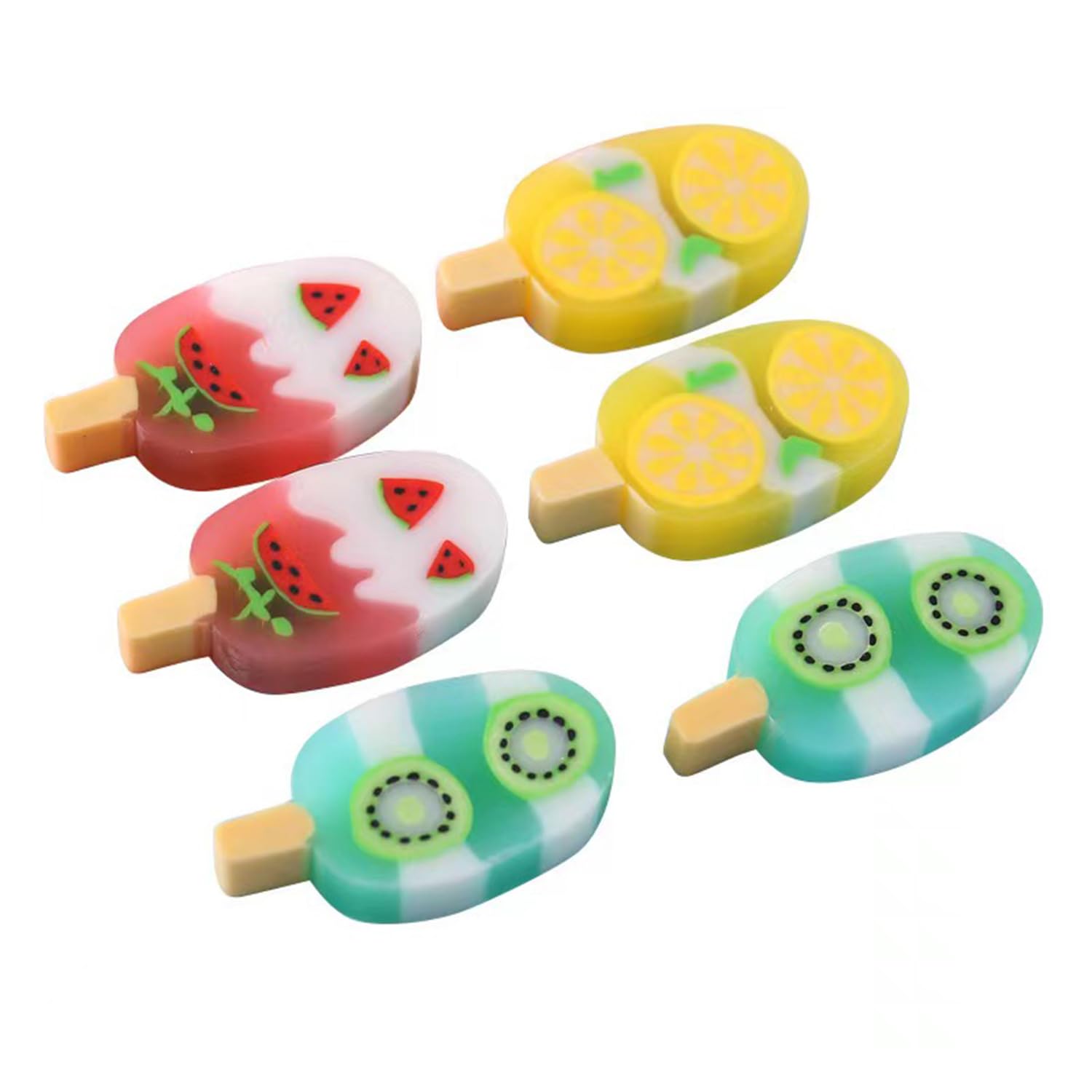 

Mecyhomu Funny Eraser Cute Fruit Pattern Pencil Eraser Set Stationery Novelty School Office Children Children Student DIY Drawing 4 Pieces Good Size