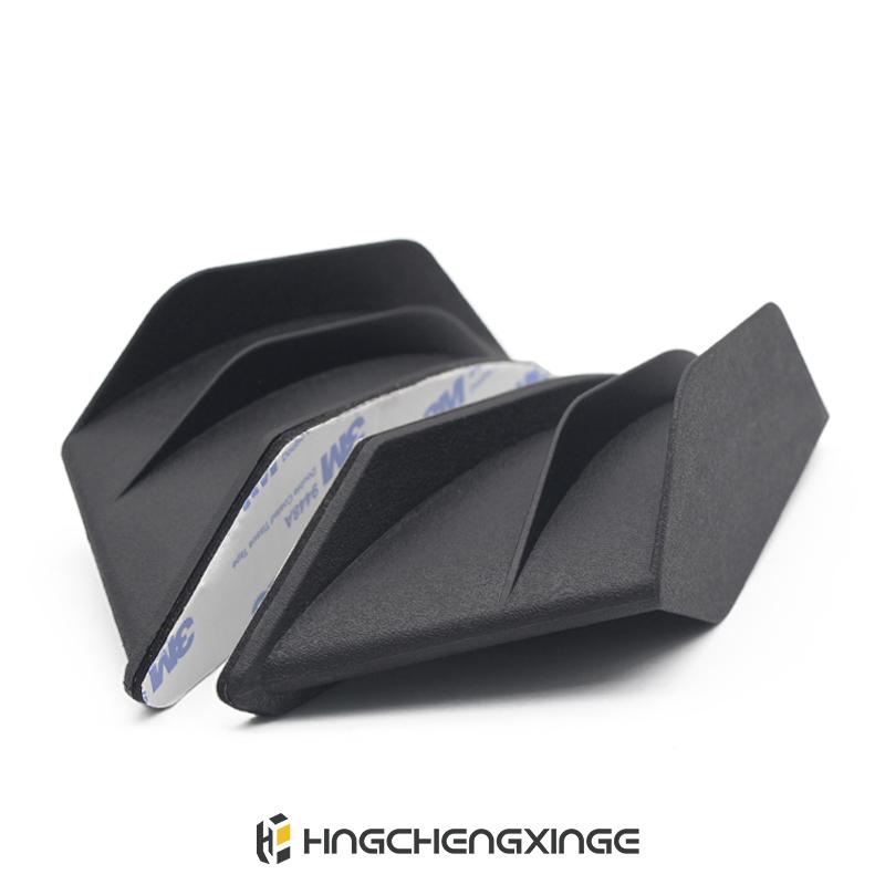 2X Universal Motorcycle Winglet Aerodynamic Spoiler Wing with Adhesive For Yamaha Suzuki Kawasaki Motorcycle Decoration Sticker
