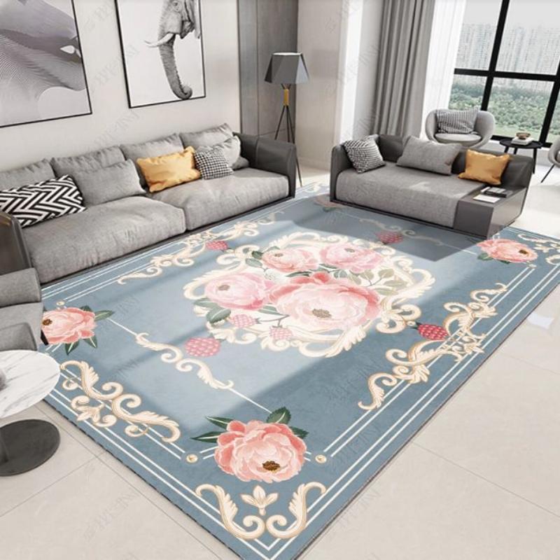 

Ковер в китайском стиле для гостиной, журнальный столик, напольный коврик в китайском стиле, кабинет, спальня, прикроватная тумбочка, украшение для дома, нескользящий напольный коврик 50*80CM