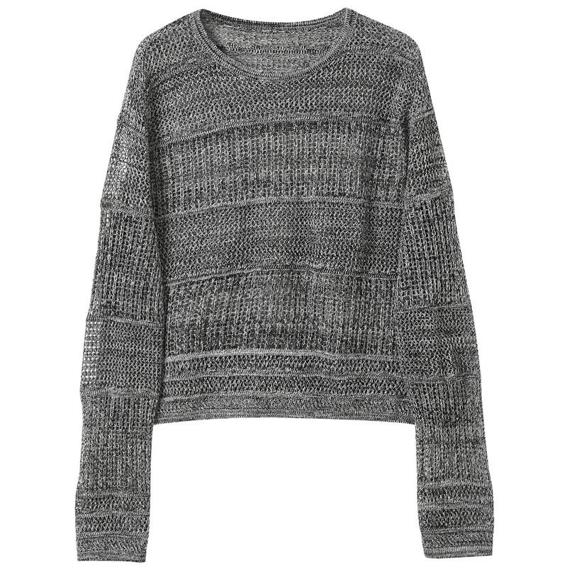 Sancai 2026 Frühling Lyocell-Mischung Locker gestrickter Pullover