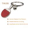 Pingpong Bat Ball Table Tennis Racket Keychain Car Key Chain Decor Ring Gift Accessories