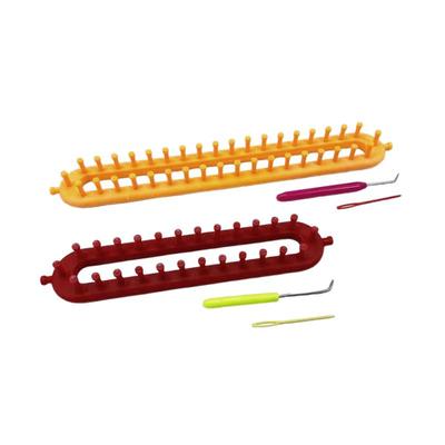 Haomeng Strickmaschine: DIY Garnschal-Webwerkzeug zum Basteln von faulen Nackenwärmern