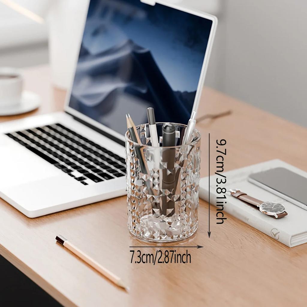 Light Luxury Mouthwash Cup High Appearance Brush Cup Transparent Cup Couple Set Toothbrush Cup Home Wash Cup Glacier Pattern