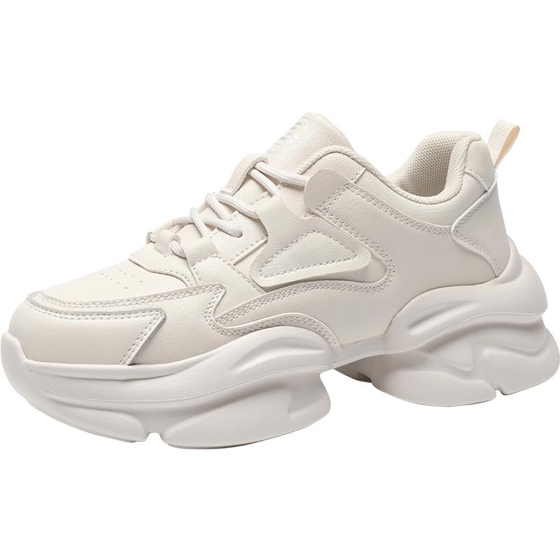 ZHR Women s G657 Lightweight Chunky Platform Sneakers 37
