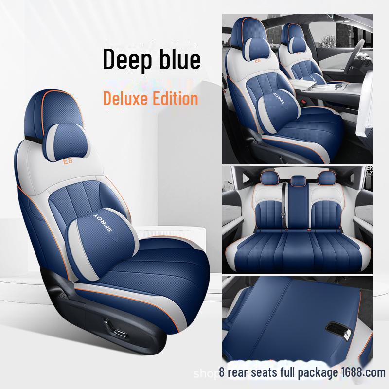 All-Season Geely Galaxy E8 Custom Seat Covers: Fully Wrapped Interior Cushion