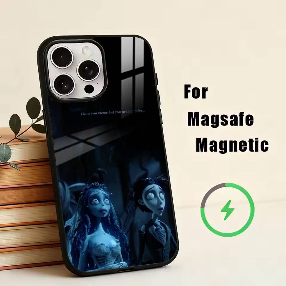 Corpse Bride-E-Emily  Phone Case For iPhone17,16,15,14,13,12,11 Plus,Pro Magnetic with Magsafe Wireless Charging