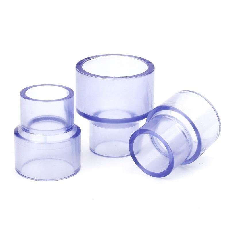 Cot Reductor PVC 20/25/32/40/50mm 90 Grade Conector Fiting Țeavă Apă Irigare Grădină Adaptor Drept Acvariu Acvariu