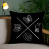 L-Life Is Strange Kissenbezug Sofa Kurzer Plüsch Beidseitiger HD-Druck Zimmer Home Office Geschenk Kissenhülle