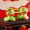 6pcs Cute New Year Snake Figurine Zodiac Snake Small Snake Ornament  Micro Landscape Decorations