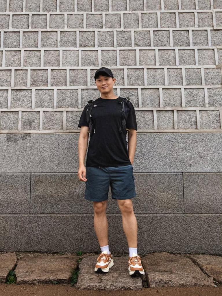 Leijibi Aero Touch Standard Fit Short Sleeve W T-Shirt Top Sleeve Dark Navy
