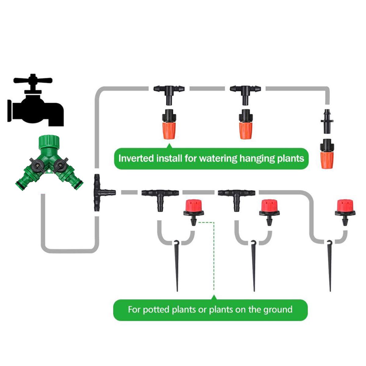 Drip Water Irrigation Kit Set Automatic Micro Garden Spray Irrigation