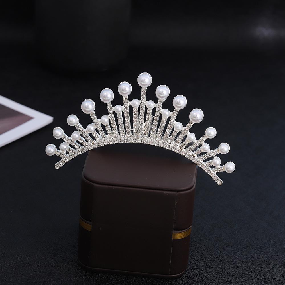 Children's Princess Crown Hair Comb - Cute Hair Accessory for Girls' Birthday or Performance