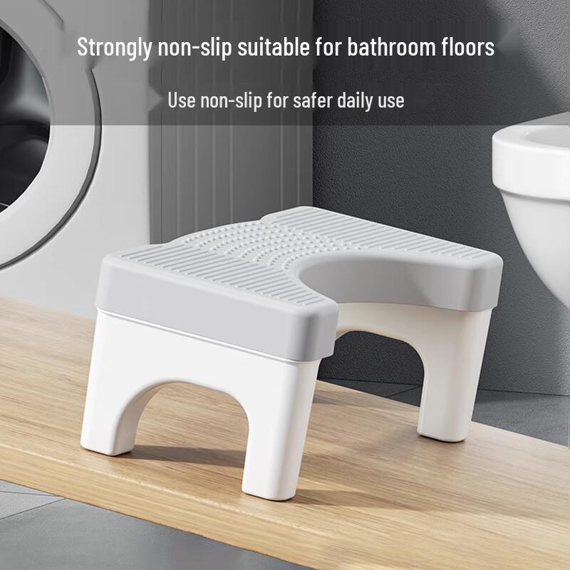 Rutschfester Badezimmer-Toiletten-Fußstützenhocker