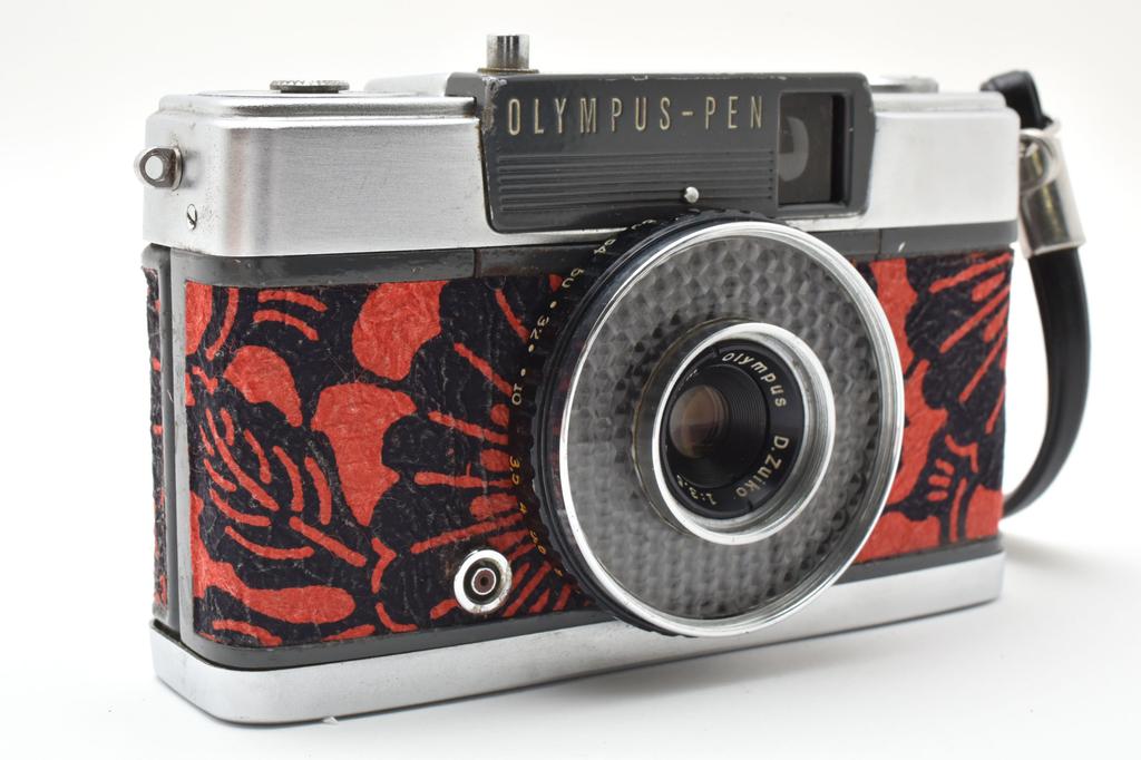 [USED] Olympus Pen EE Half Frame Film Camera D.Zuiko 28mm f/3.5, Washi Custom, From JAPAN