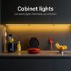 Colors Dimmable CCT LED Light Bar Strip 2700K-6500K 48CM Aluminium Tube Bluetooth APP Control For Under Cabinet Kitchen Lighting