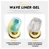 JTING Newest Clear 3D Wave Liner Gel Nail Painting Sticky Diamond Modelling Gel ODM/OEM Free Private Brand Custom Gel Polish