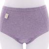 Natural Moon Organic Cotton Sanitary Shorts (Daytime), Purple (M-L, Hips: 87-100cm)