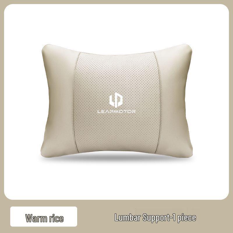 Suporte Lombar para Bancos de Carro Leapmotor T03/C11/C01/C16/C10 - Conforto de Alta Qualidade e Proteção da Cintura Encosto de Cabeça