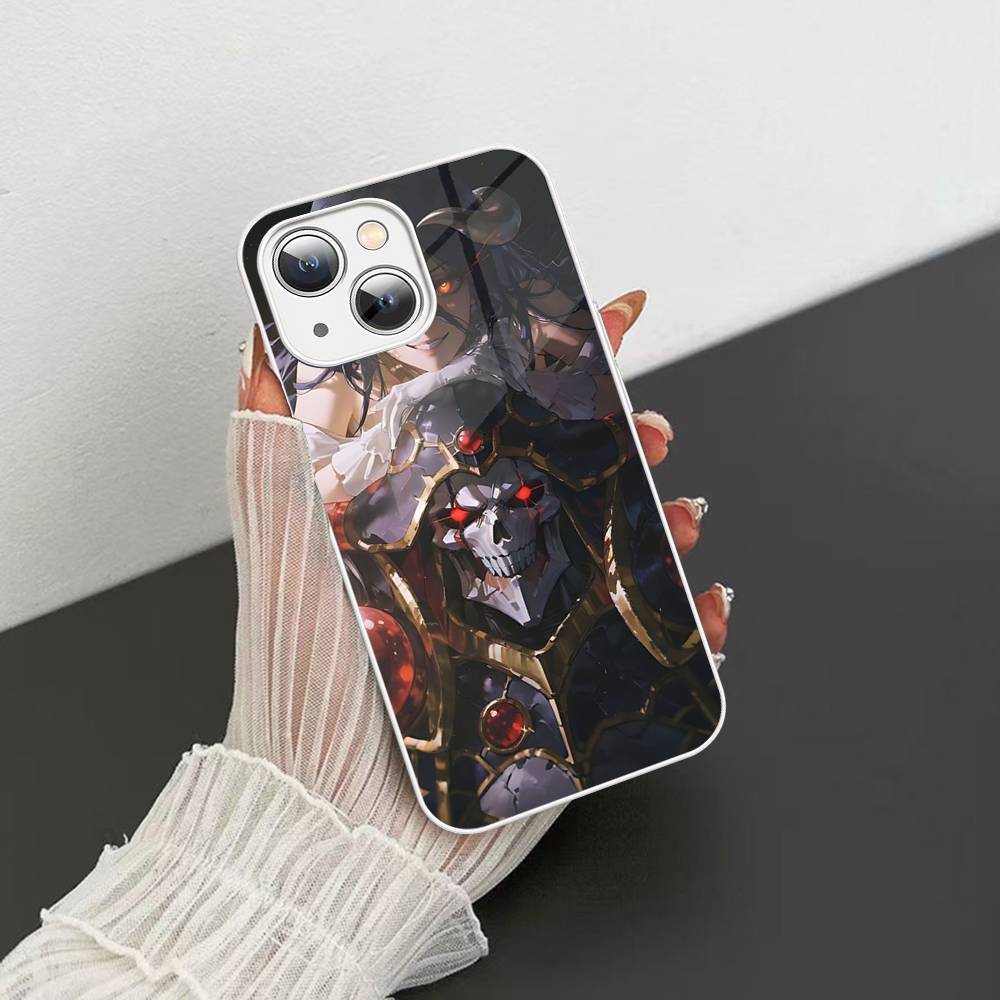 Popular Anime O-Overlord For IPhone 14 13 12 Mini 11 Pro XS Max X XR 14 Plus Tempered Glass Cover