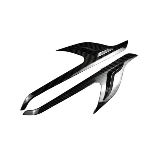 Scheinwerfer-Augenbrauen aus Kohlefaser für 15-23 Toyota Alphard/Vellfire Serie 30