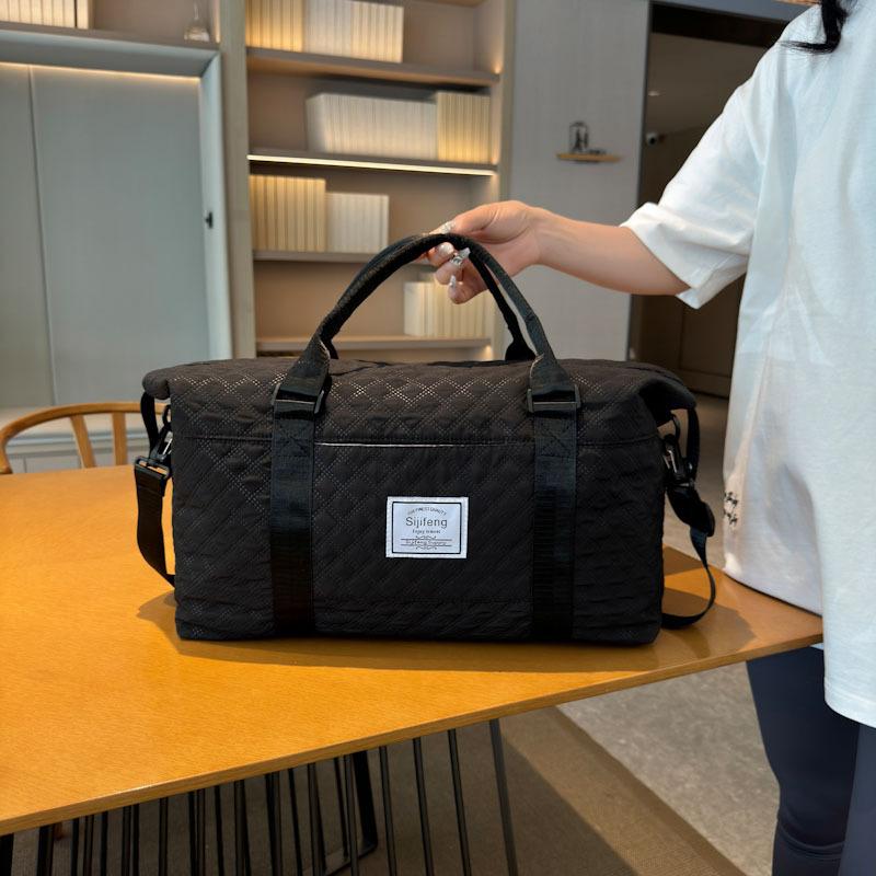 Travel Bag Women's Lightweight Short-haul Hand Luggage Large Capacity Sports Fitness Bag Storage Bag Production Bag Light Travel