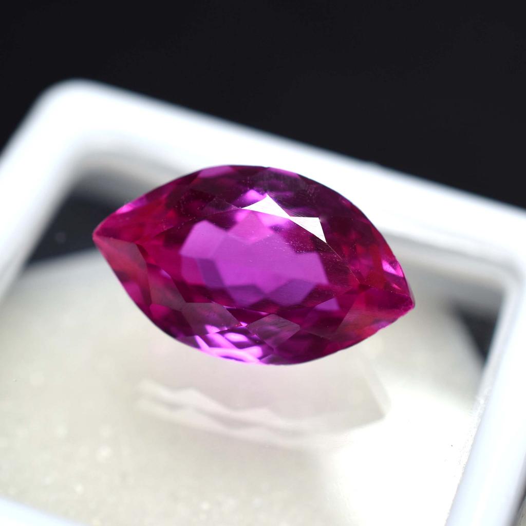 Natural Pink Sapphire Loose Gemstone 10.15 ct Marquise Cut September Birthstone for Gem Collections