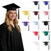 High School Graduation Cap Matte Graduation Cap with 2026 Tassel Adjustable Elastic Unisex Graduation Hat Adult for College
