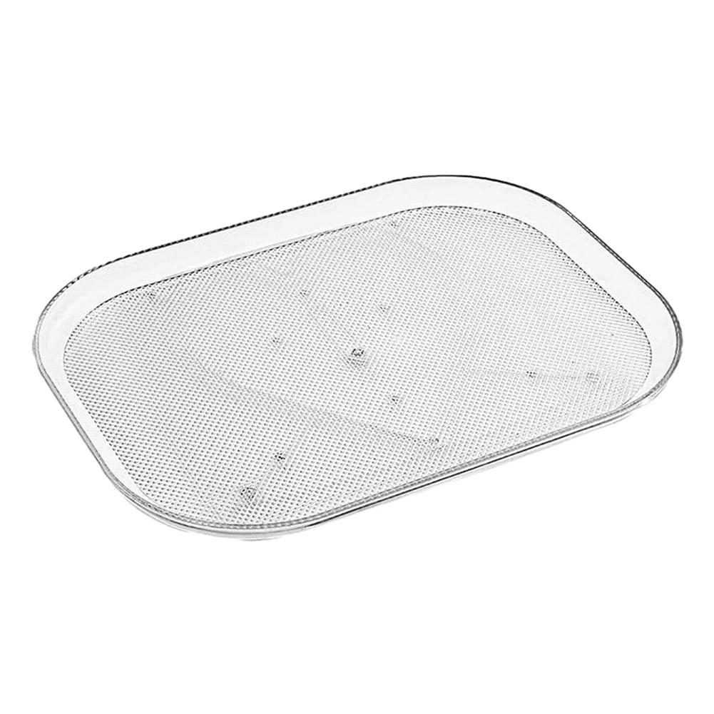 

Поворотный органайзер для холодильника Lazy Susan 360° вращающийся прямоугольный стеллаж для хранения прозрачный поднос для кухонного стола