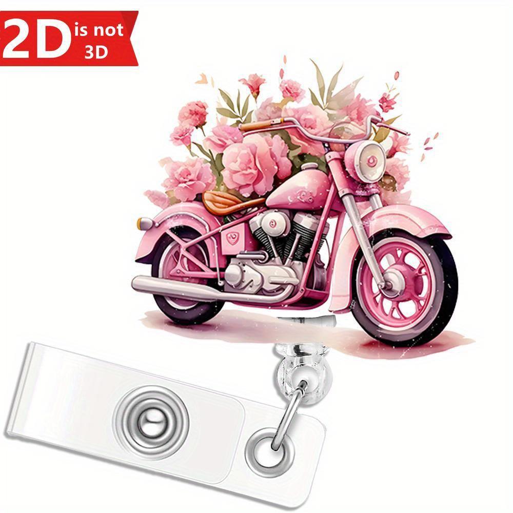 

Scalable Flash Color Badge Reel - Cute ID clip for nurses, teachers, police, and office staff. прозрачный