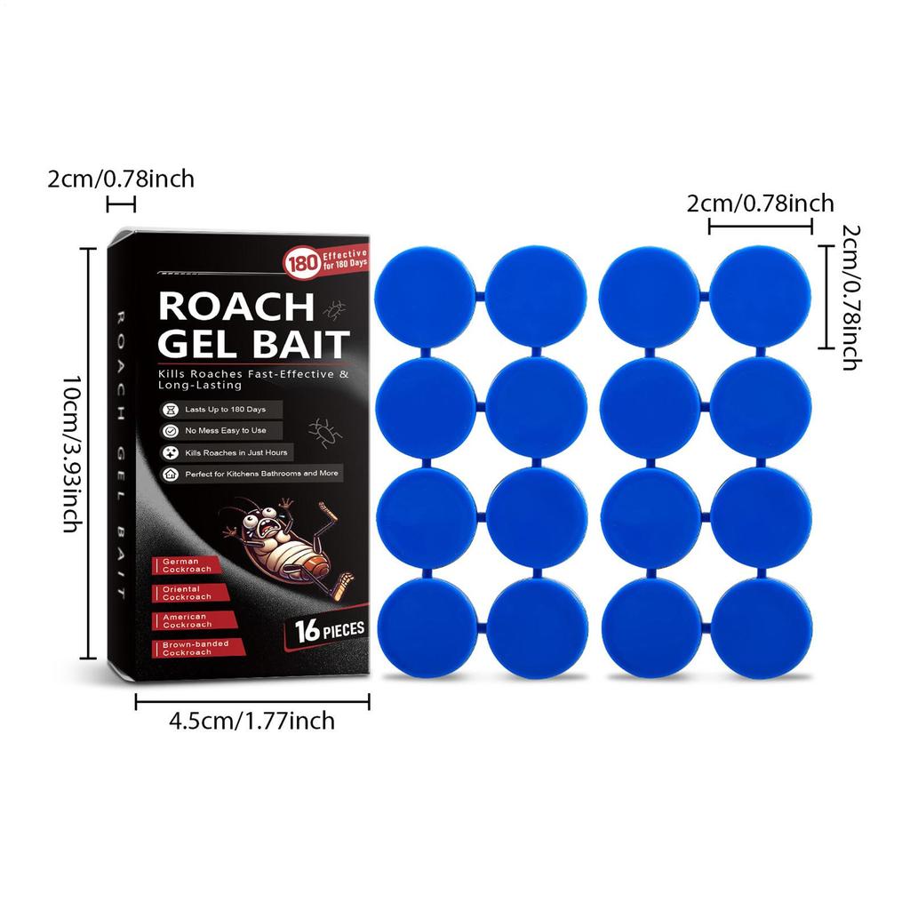 16Pcs Killing Cockroaches Glue Trap Bait Roach Killer Anti Cockroach Trap Centipedes Crickets Cockroach Convenient Sticker
