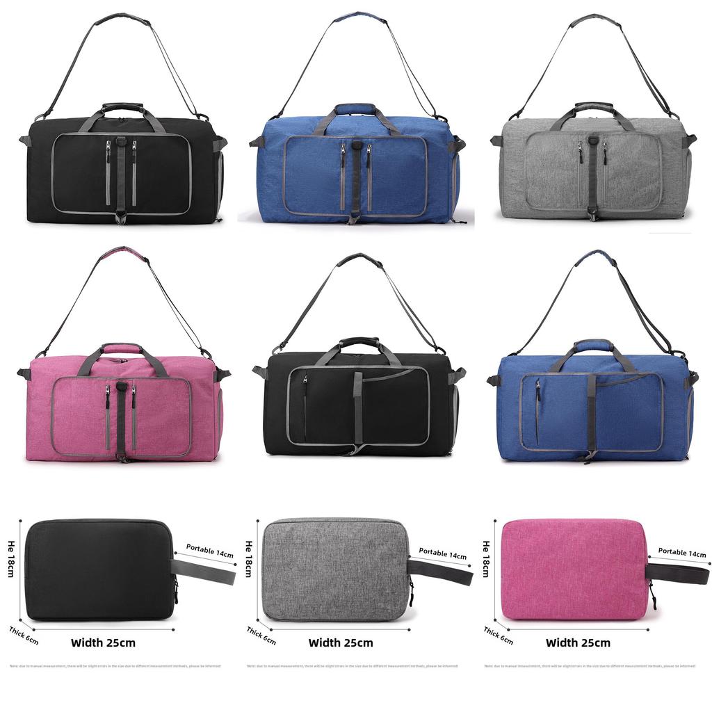 Travel Duffel Bag Large Capacity Waterproof Nylon Unisex For Leisure Trips