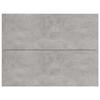VidaXL Table de chevet Gris béton 40 x 30 x 30 cm Aggloméré