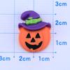 10pcs Cartoon Ghost Pumpkin Collection Flat Back Resin Halloween Party Decor DIY Scrapbooking Craft Decoration Accessories
