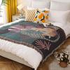 Versatile Ins-Style Line Illustration Blanket: Perfect for Camping, Casual Use, Naps, Throwing, Sofas, Picnics, and Bed Ends.