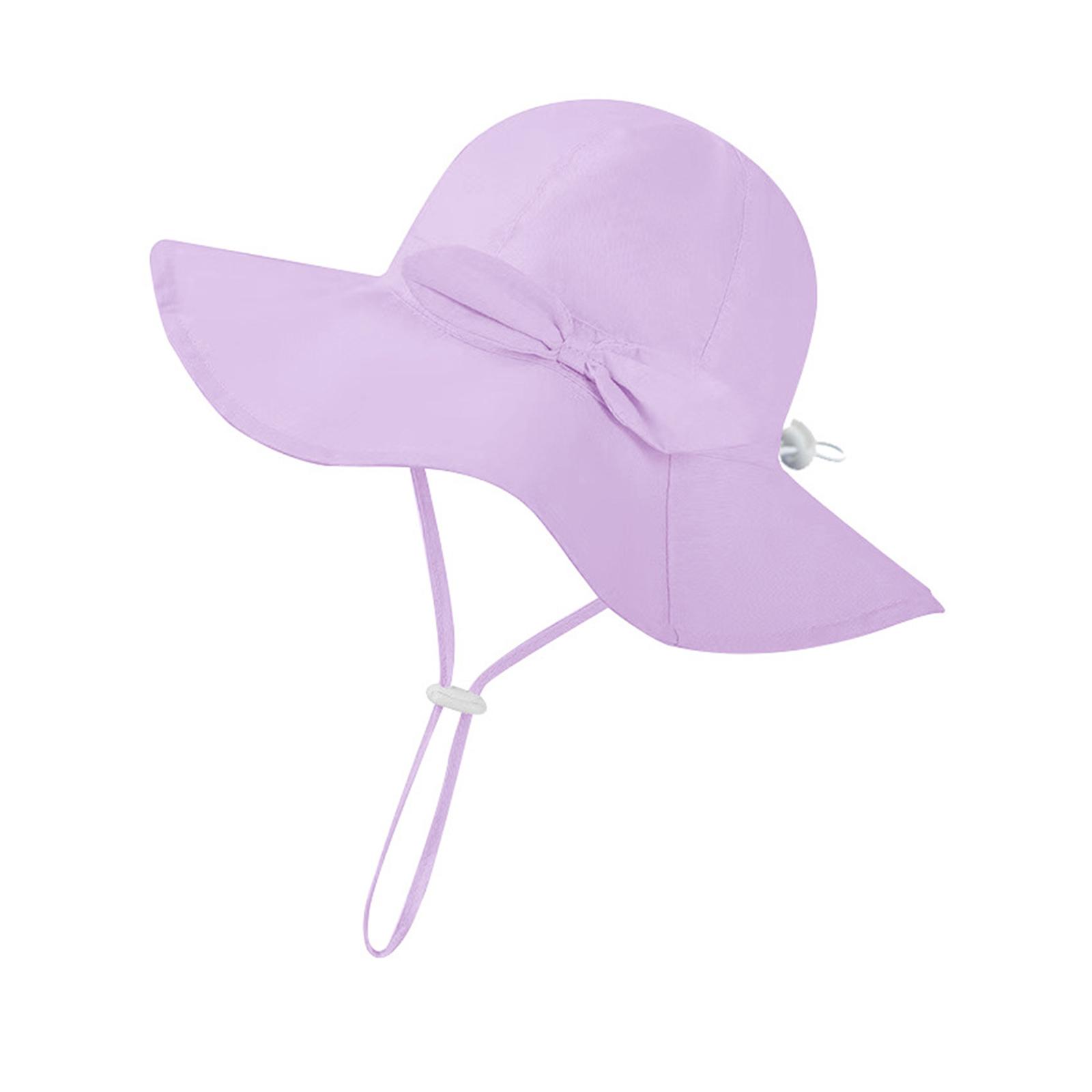 

Детская шляпка от солнца, чепчик, регулируемая уличная пляжная шляпа, шляпа-панама с широкими полями для младенцев, шляпа-панама, повязка на голову A