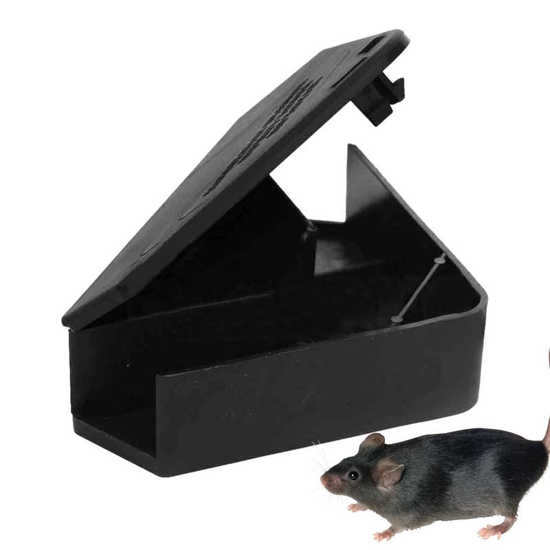 Mouse Trap Rodent Mice Live Catcher Mice Stations Mouse Bait Box Small Animals Cage Self-locking trap for Indoor Outdoor Garden